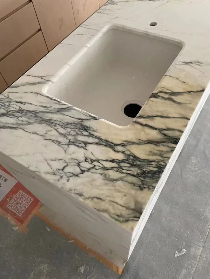 Calacatta Paonazzo Marble Bathroom Vanity top