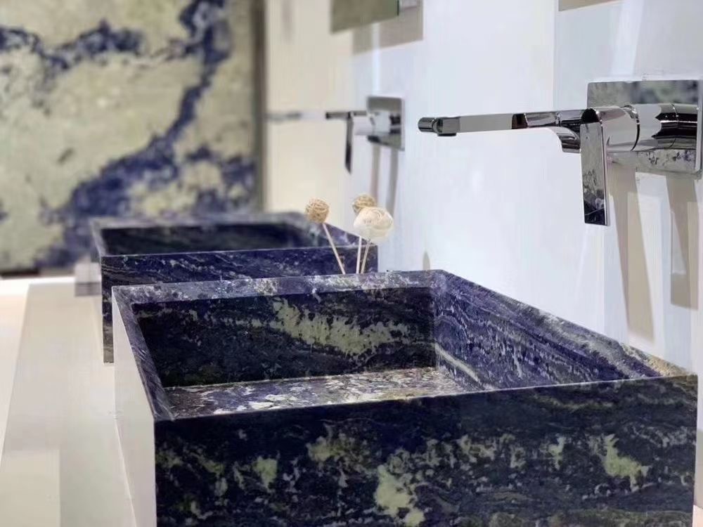Sodalite Blue Quartzite Bathroom Vanity top